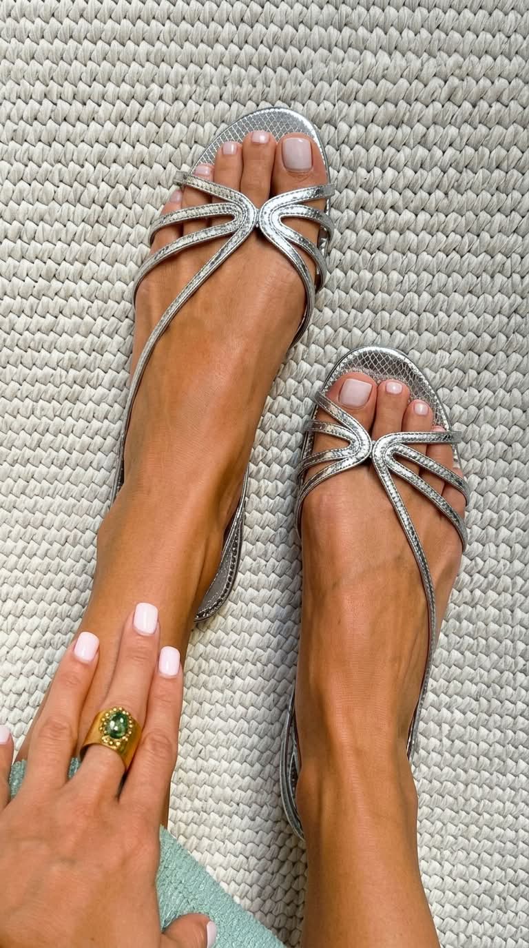 Camille™ | Sandalias Doradas, Elegancia Veraniega