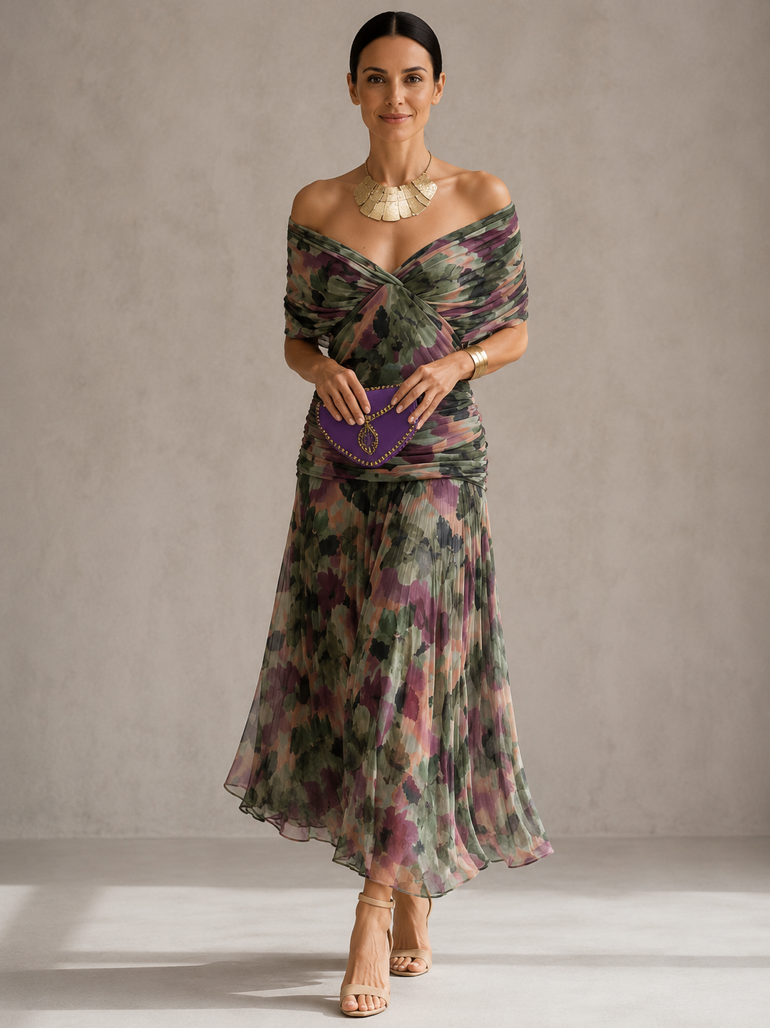 Casa Marbella™ | Vestido de Noche Hendrika en Color Coral