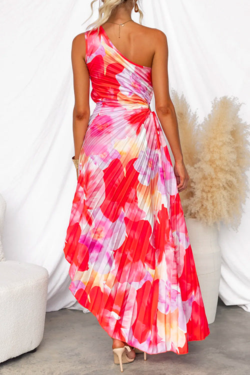 Casa Marbella™ | Vestido Yanira Plisado de Hombro Único