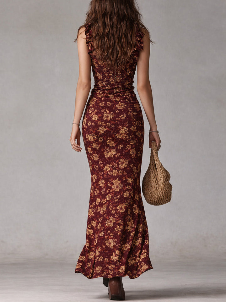 Casa Marbella™ | Vestido Largo Mayfair de Estilo Retro Elegante