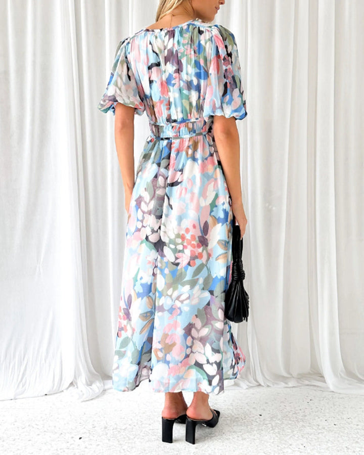 Casa Marbella™ | Vestido Celine con Estampado Floral