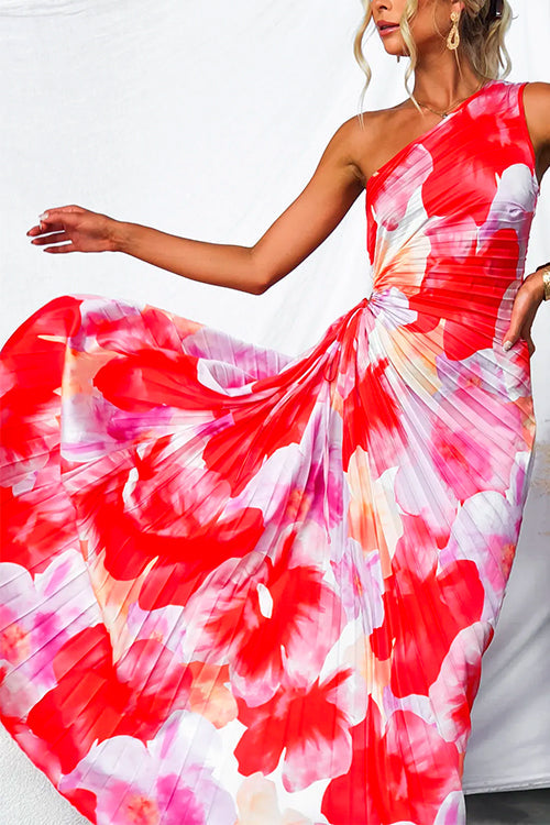 Casa Marbella™ | Vestido Yanira Plisado de Hombro Único