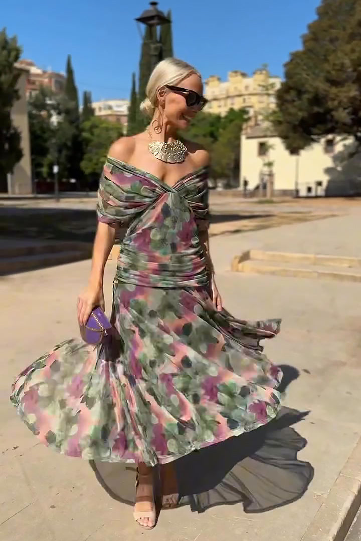 Casa Marbella™ | Vestido de Noche Hendrika en Color Coral