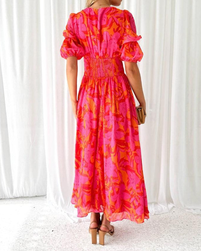 Casa Marbella™ | Vestido Maxi Armonía con Brillo Solar