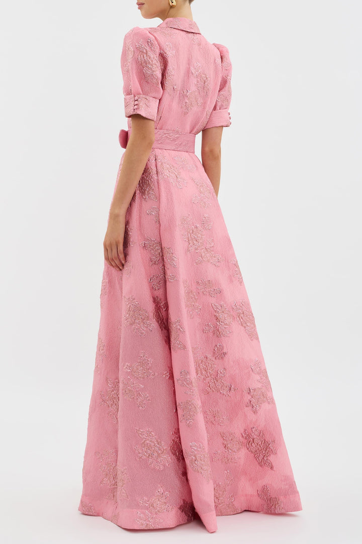 Casa Marbella™ | Vestido Corto Aria con Mangas Abullonadas