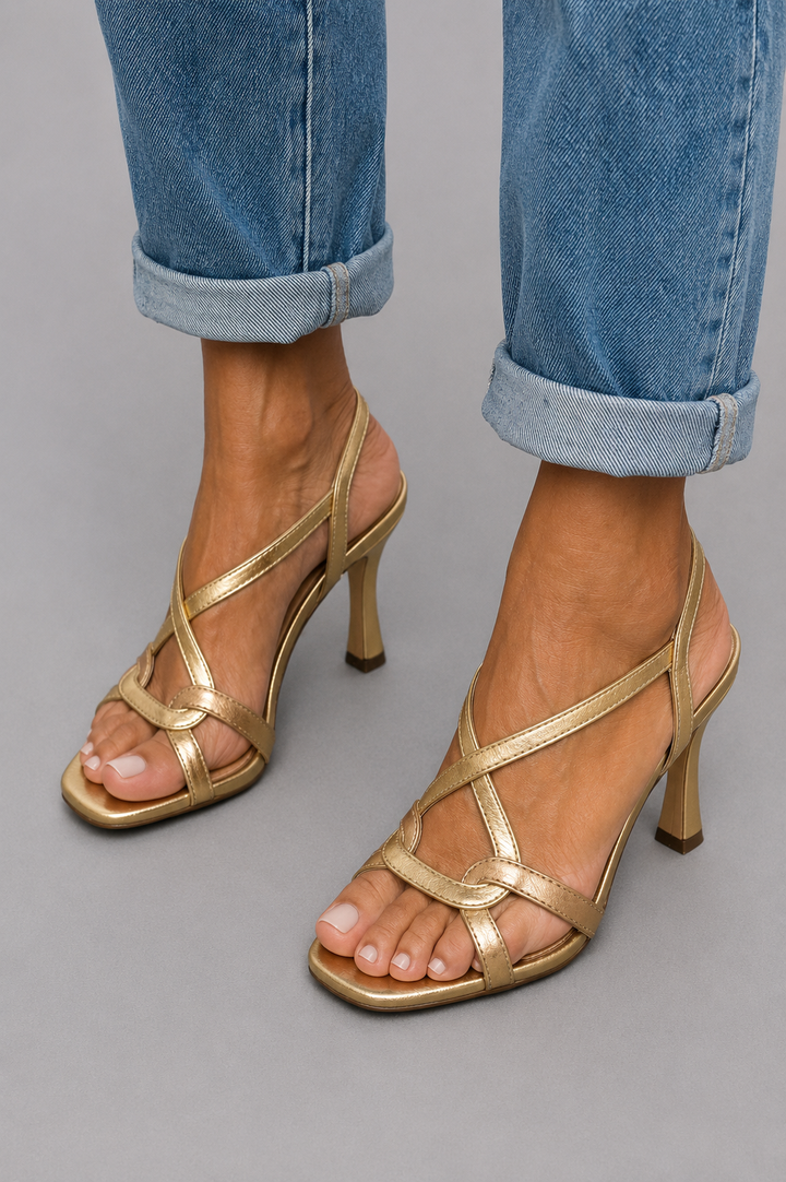 Soleil™ | Sandalias Doradas, Encanto Veraniego