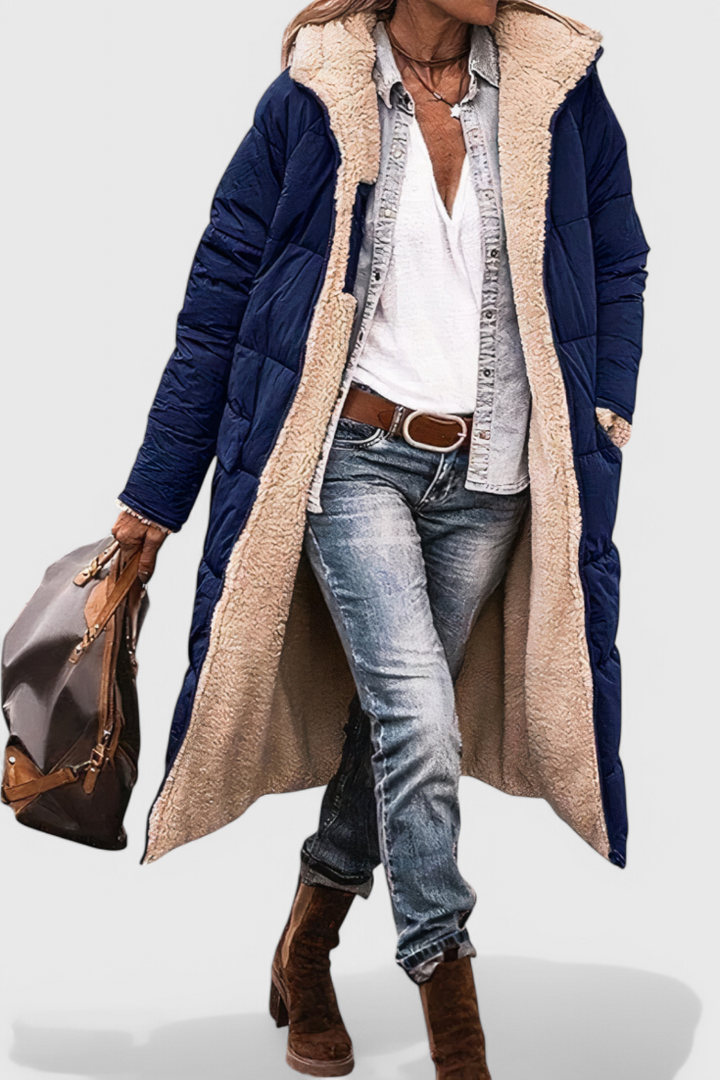 Blanca | Abrigo Suave y Acolchada para Comodidad