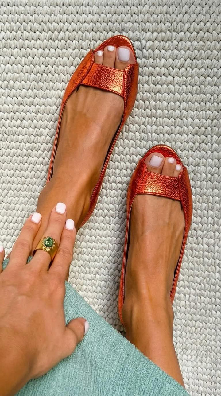 Casa Marbella™ | Sandalias Adelina Doradas Comfort Chic