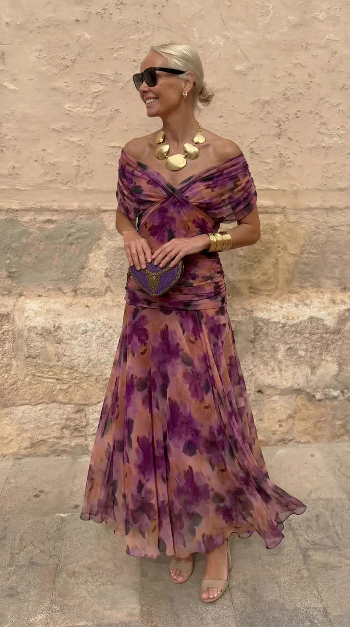 Casa Marbella™ | Vestido de Noche Hendrika en Color Coral