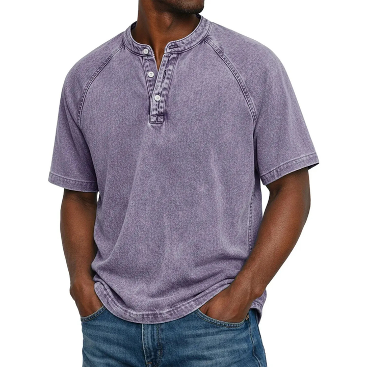 LuKa - Camisa vintage para hombre