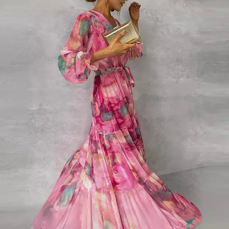 Casa Marbella™ | Vestido Sophie Floral Elegante