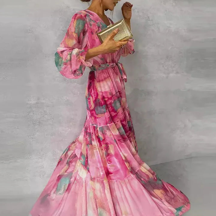 Casa Marbella™ | Vestido Sophie Floral Elegante