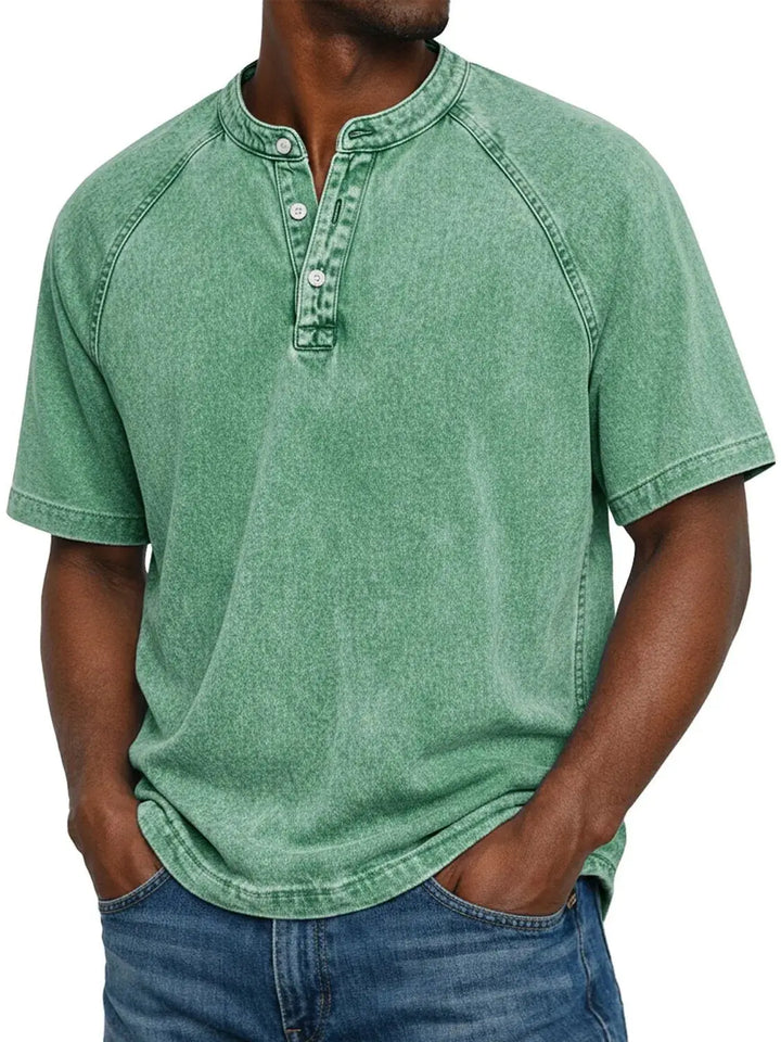 LuKa - Camisa vintage para hombre