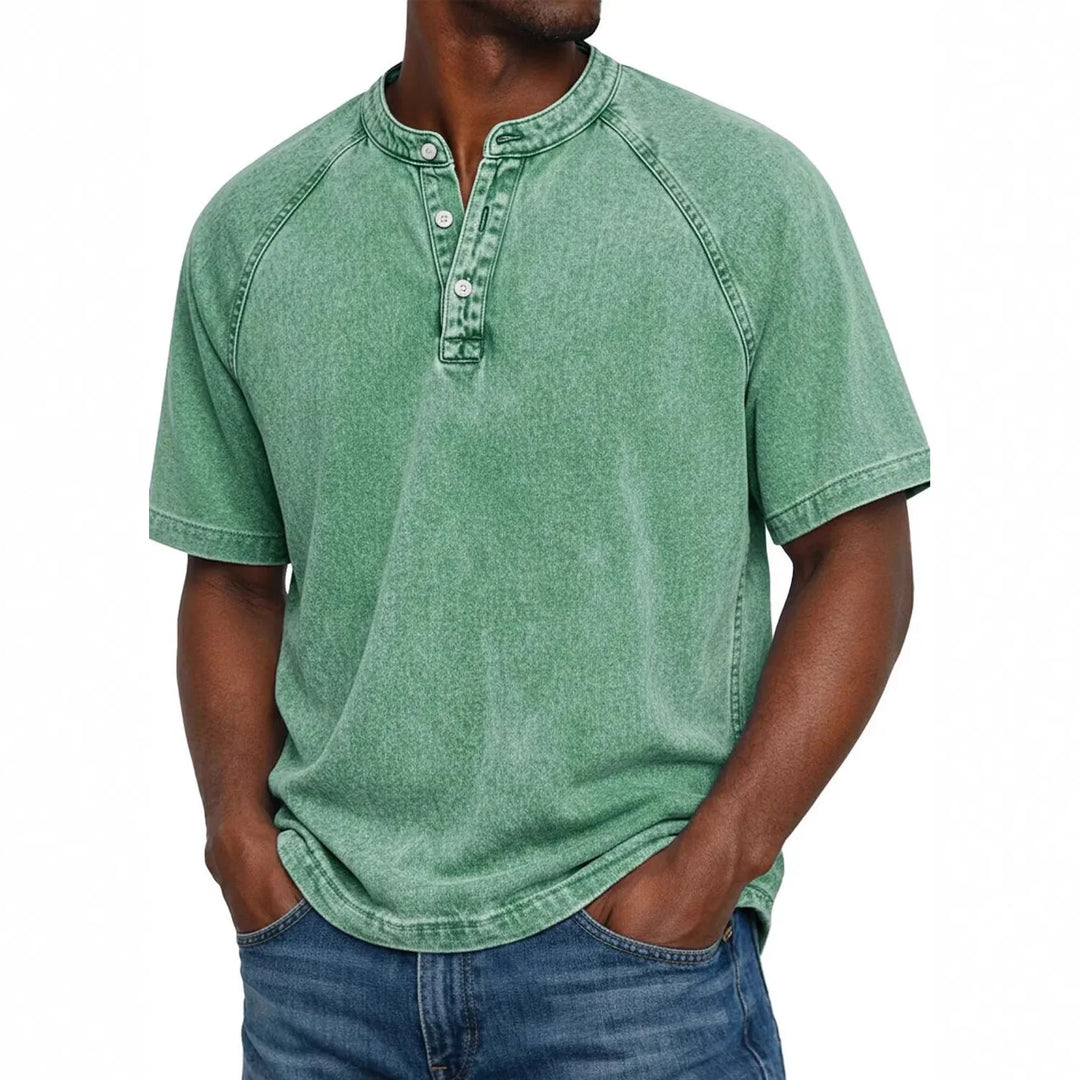 LuKa - Camisa vintage para hombre