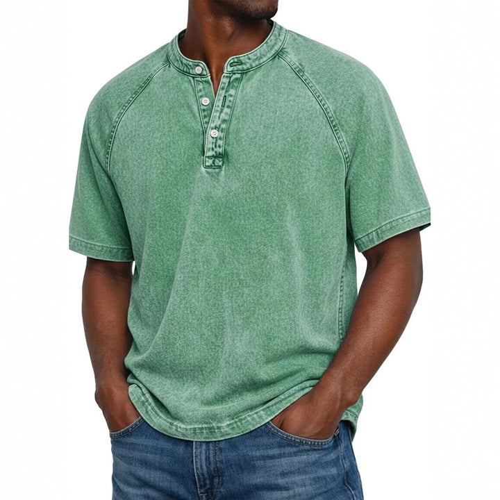 LuKa - Camisa vintage para hombre