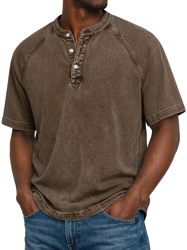 LuKa - Camisa vintage para hombre