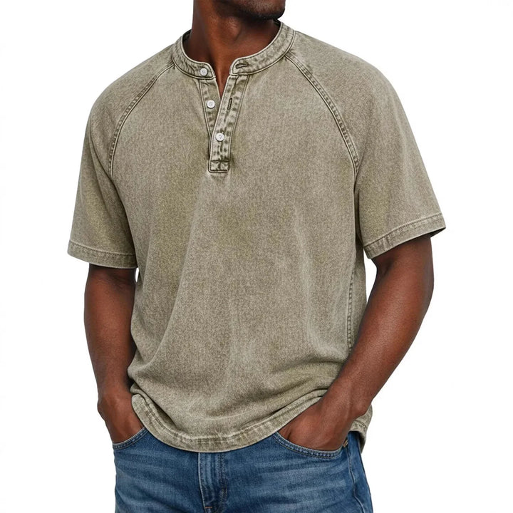LuKa - Camisa vintage para hombre