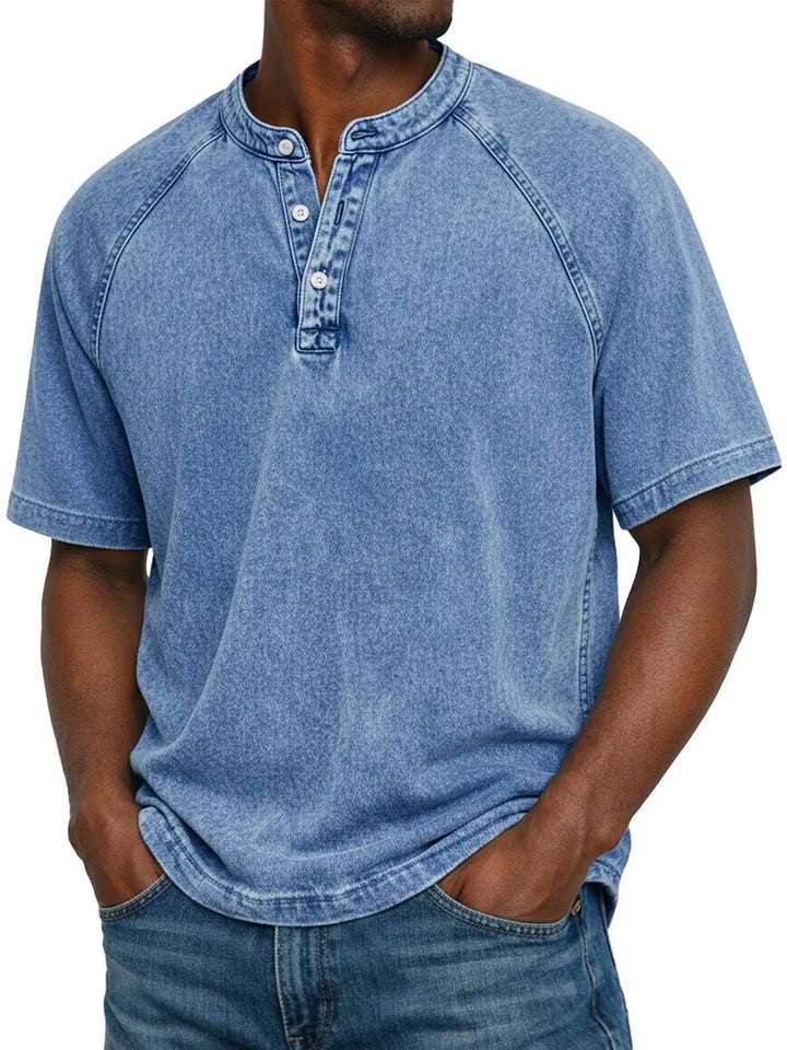 LuKa - Camisa vintage para hombre