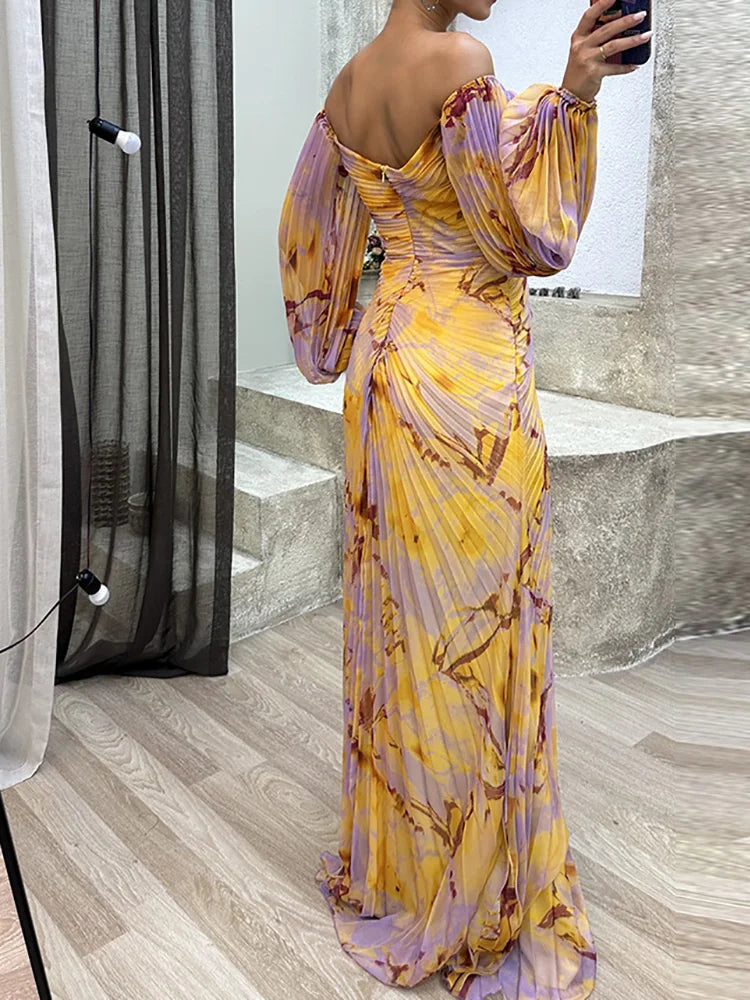 Casa Marbella™ | Vestido Maxi Maili Elegante