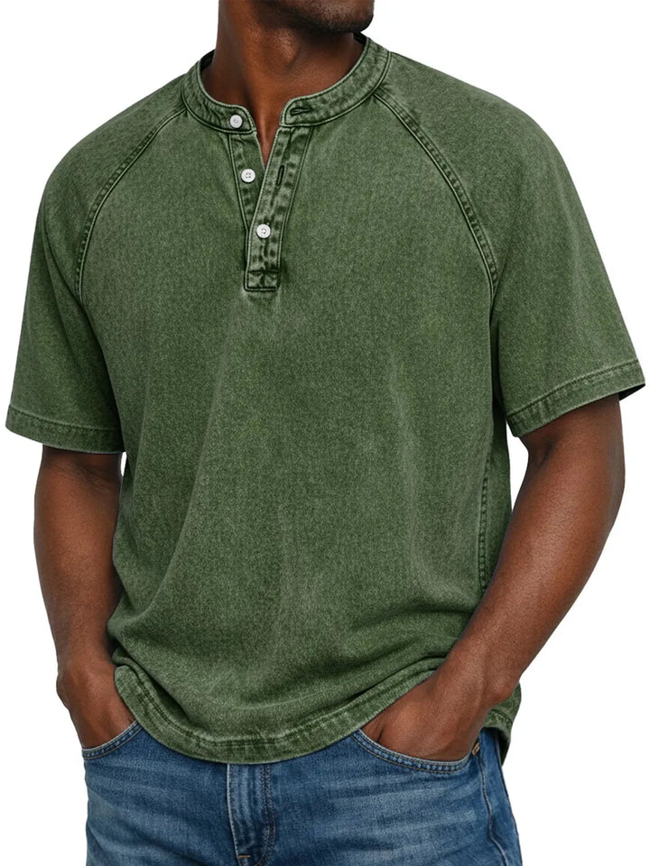 LuKa - Camisa vintage para hombre