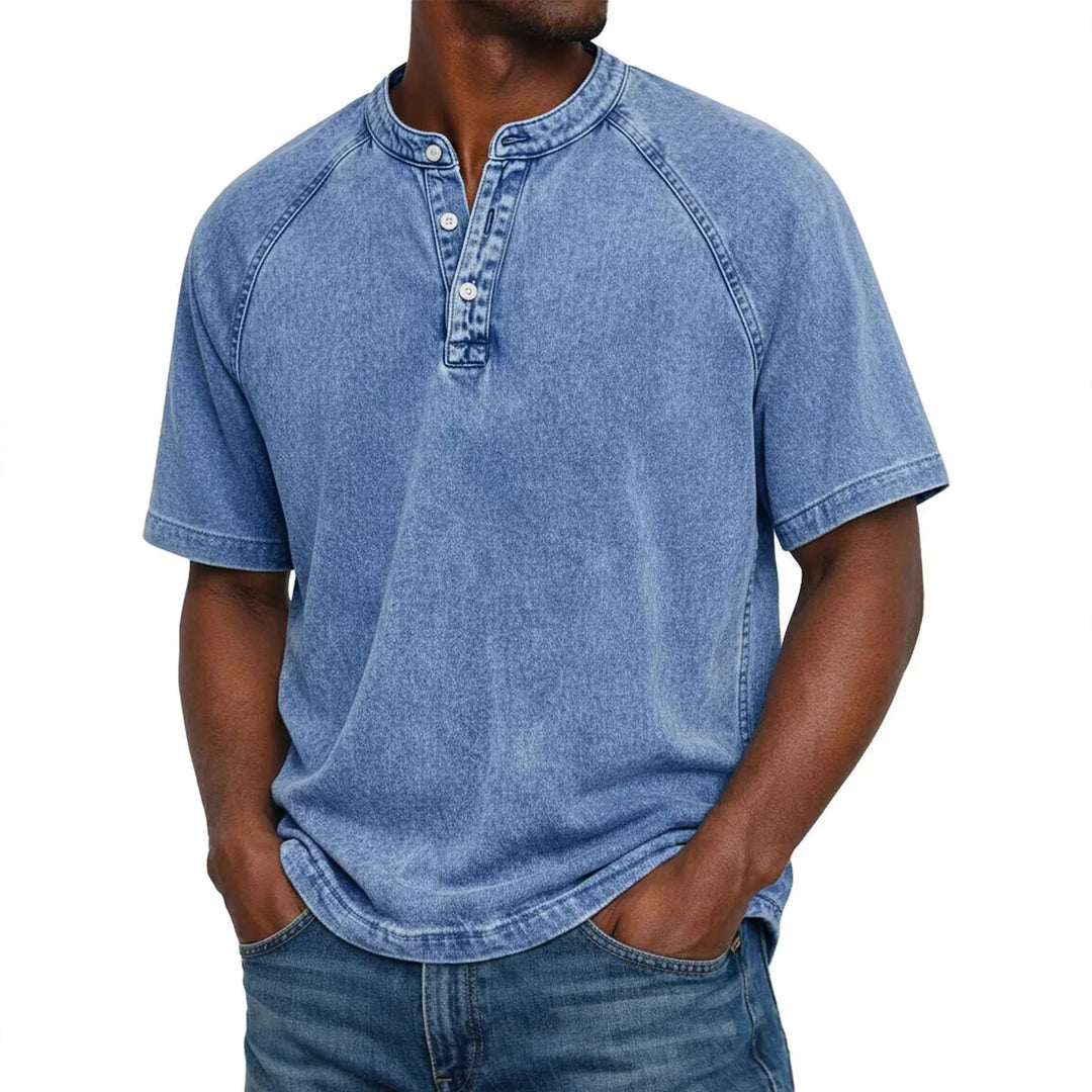LuKa - Camisa vintage para hombre