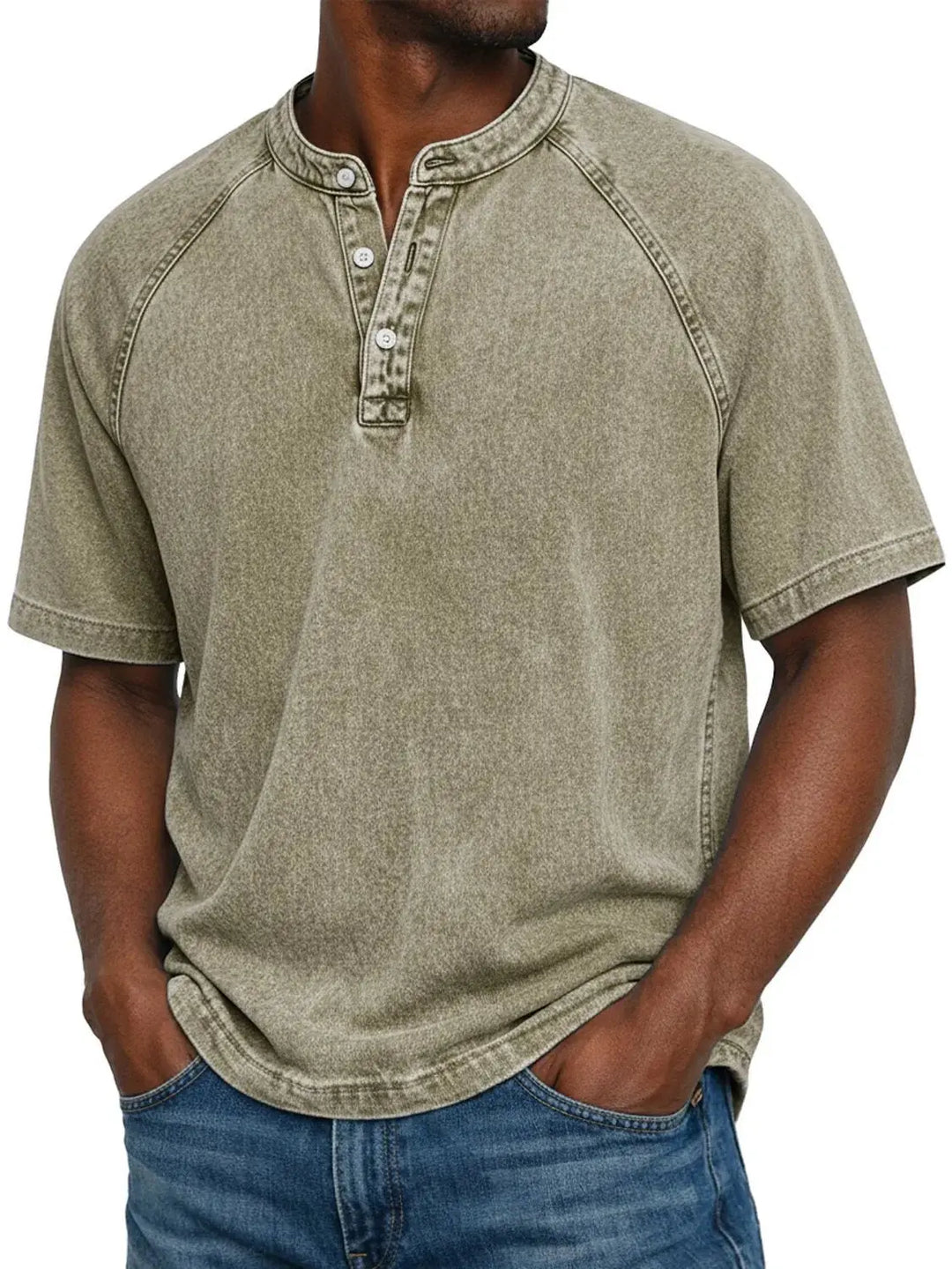 LuKa - Camisa vintage para hombre