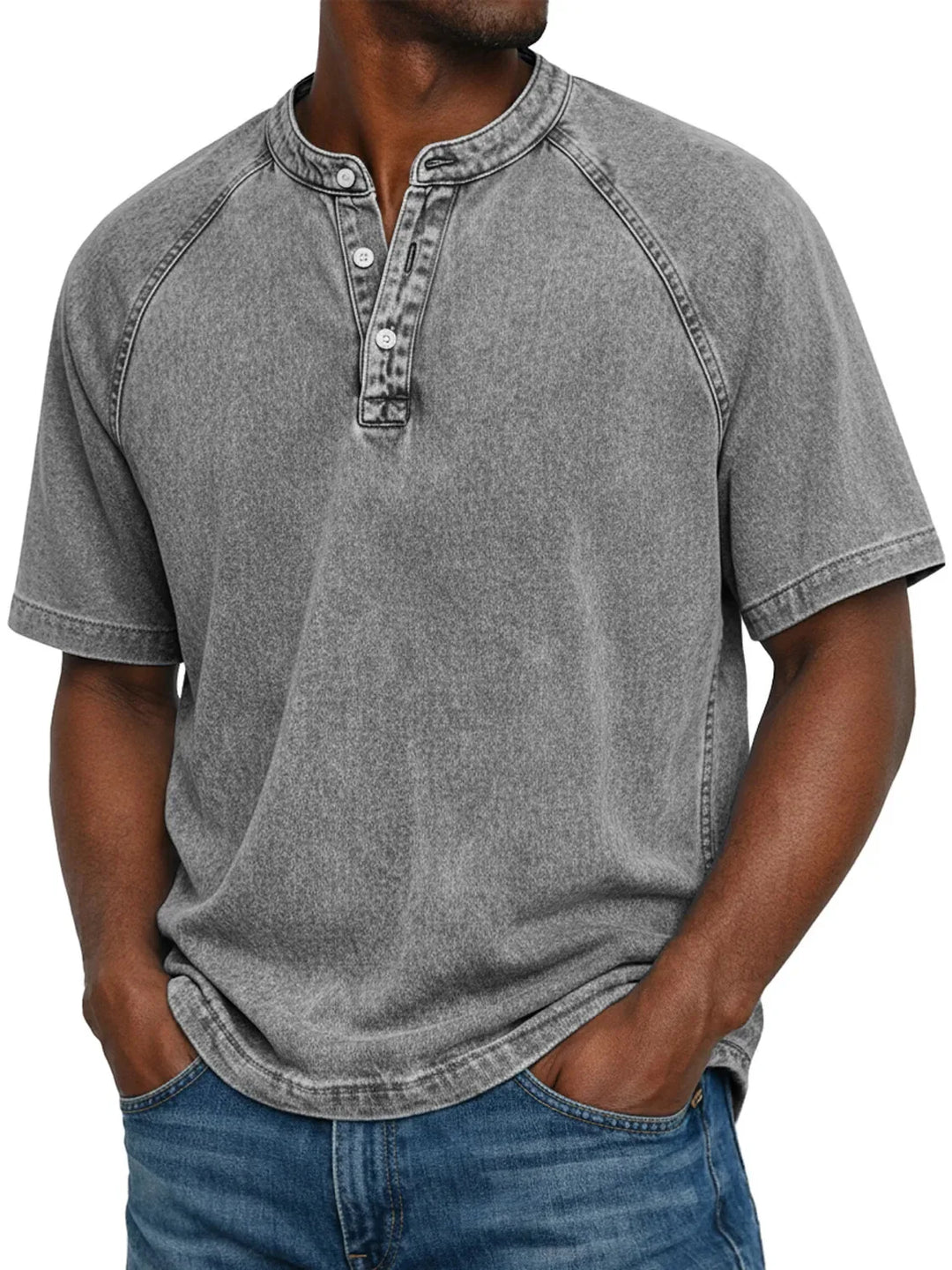 LuKa - Camisa vintage para hombre