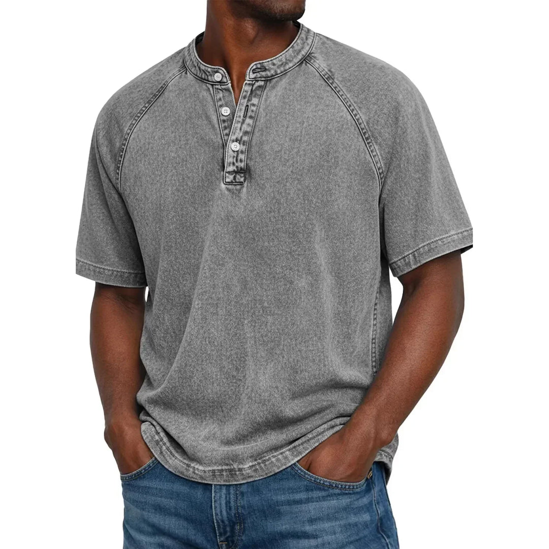 LuKa - Camisa vintage para hombre