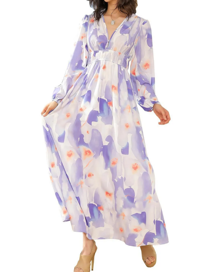 Casa Marbella™ | Vestido Celine con Estampado Floral