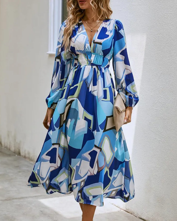Casa Marbella™ | Vestido Celine con Estampado Floral