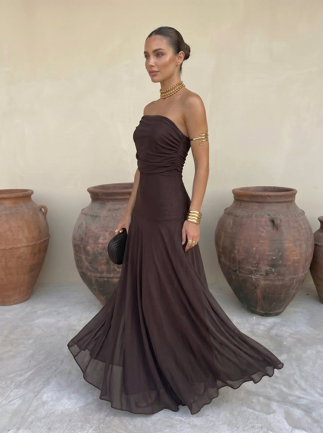 Casa Marbella™ | Robe Elegante Simba en Tul de Seda