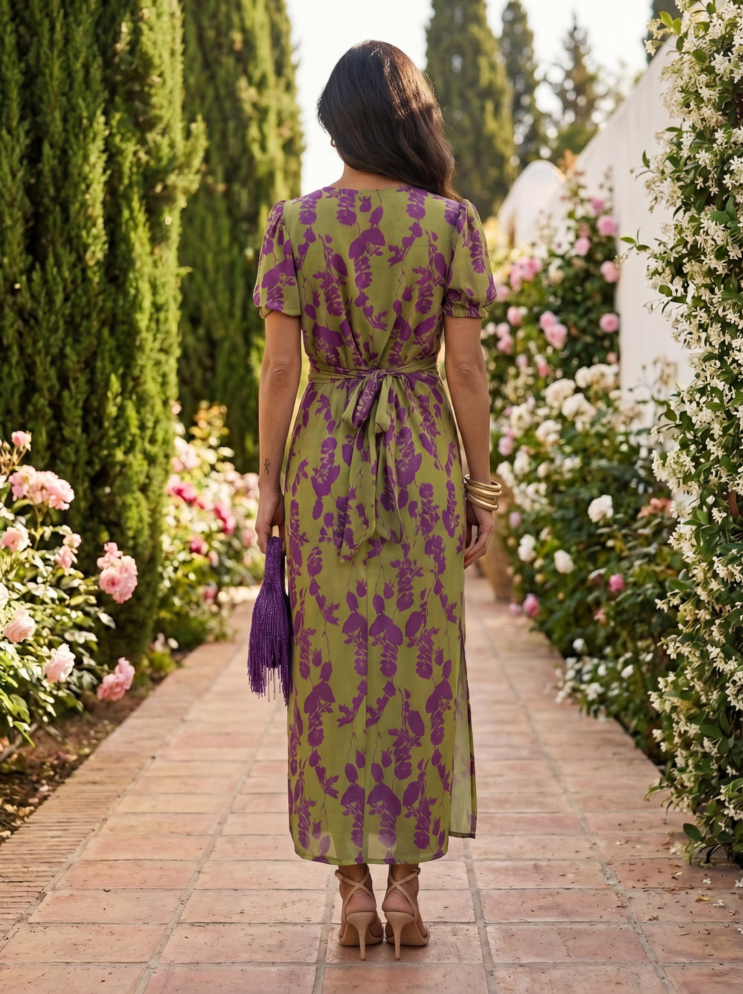 Casa Marbella™ | Vestido Elegante en Tejido de Seda