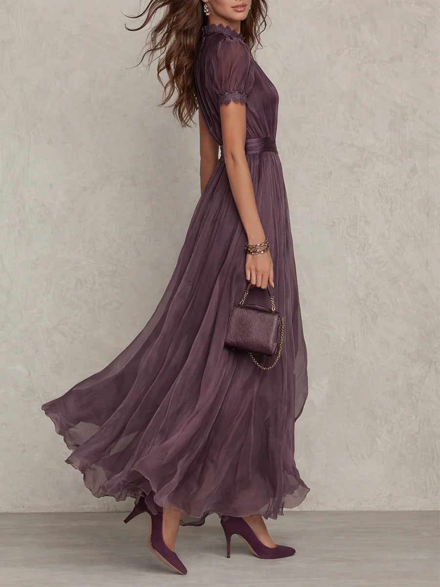Casa Marbella™ | Vestido Largo Flavia en Tejido Lujoso de Elegancia Inigualable
