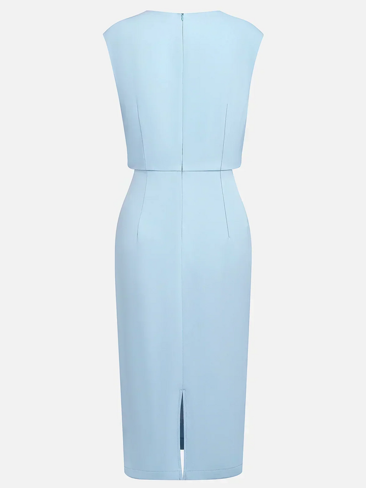 Casa Marbella™ | Vestido Elvira Elegante en Tafetán de Lujo