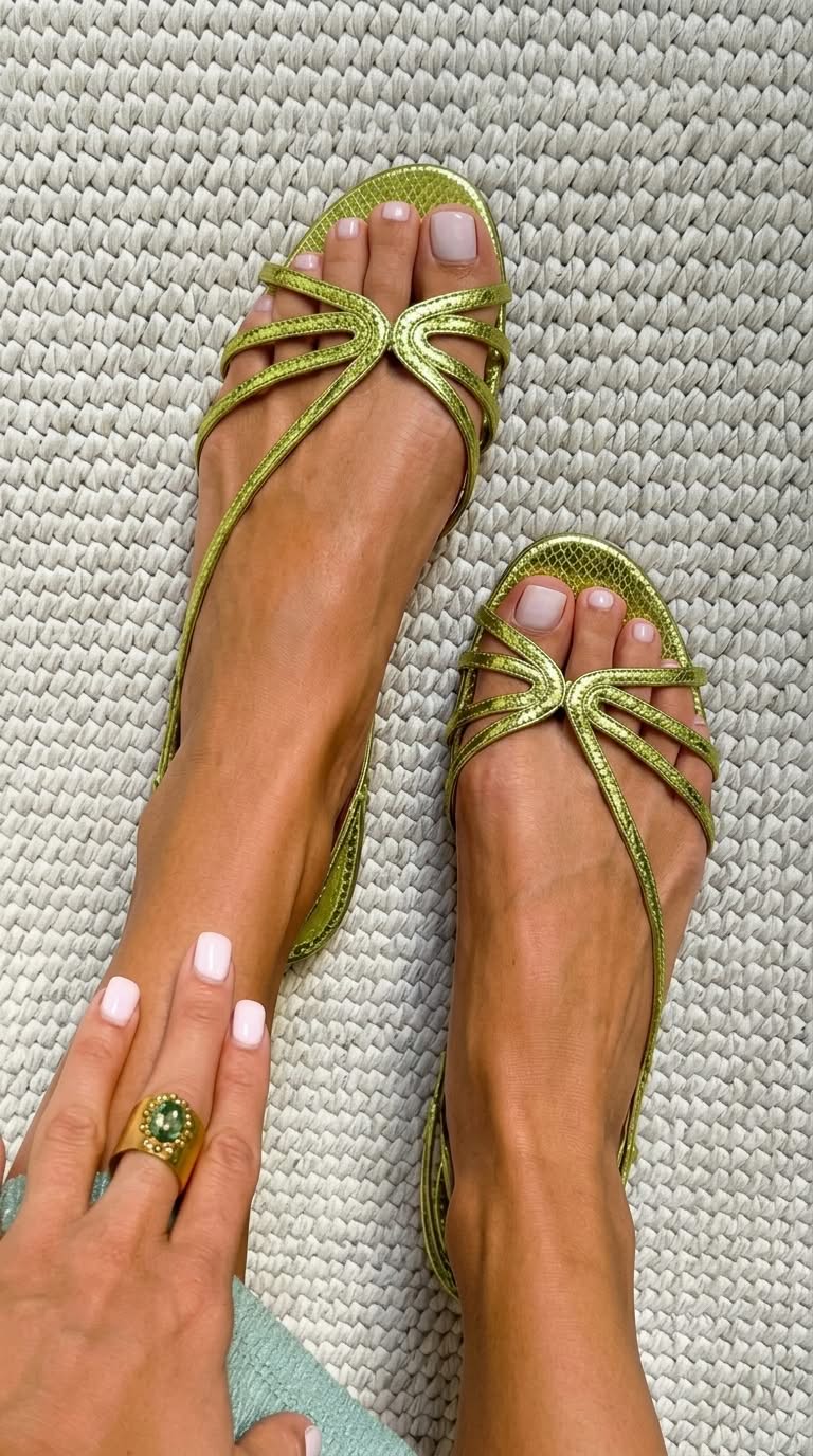 Casa Marbella™ | Sandalias Camille Doradas de Elegancia Veraniega