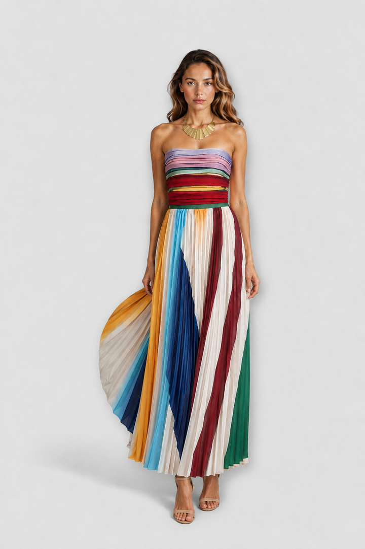 Casa Marbella™ | Vestido Largo Evelyn de Elegancia Atemporal