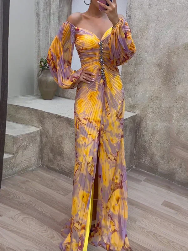 Casa Marbella™ | Vestido Maxi Maili Elegante