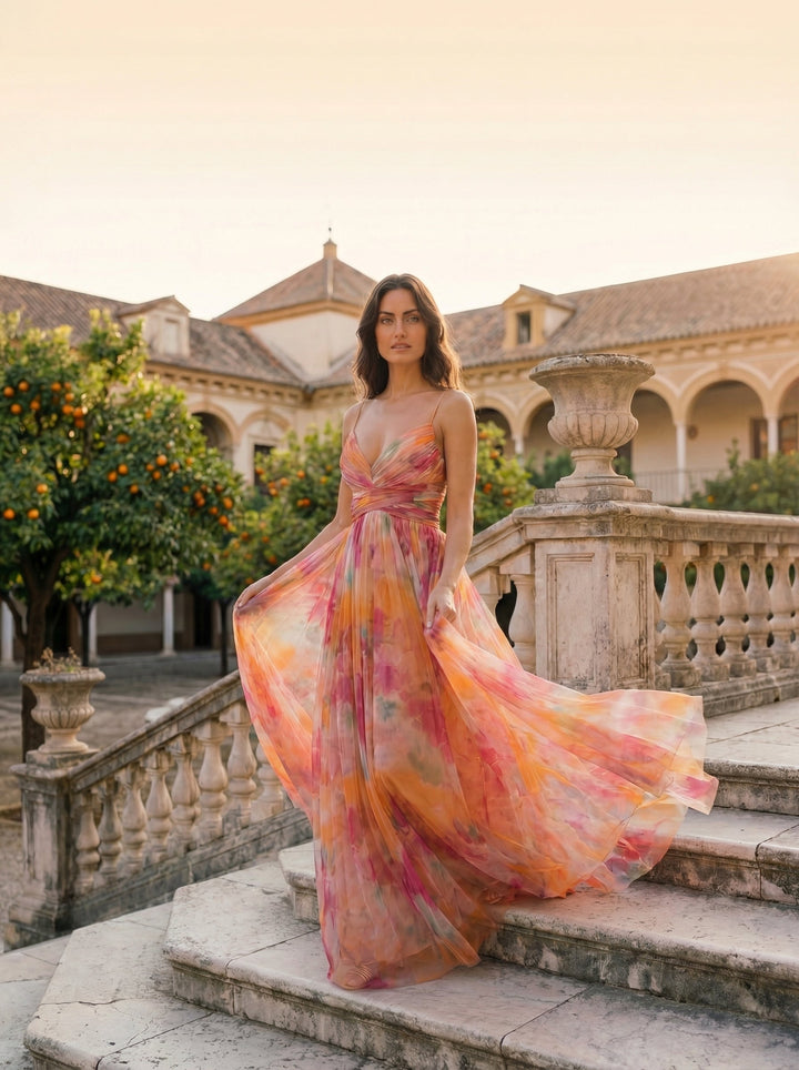 Casa Marbella™ | Vestido Marbella Elegante de Seda