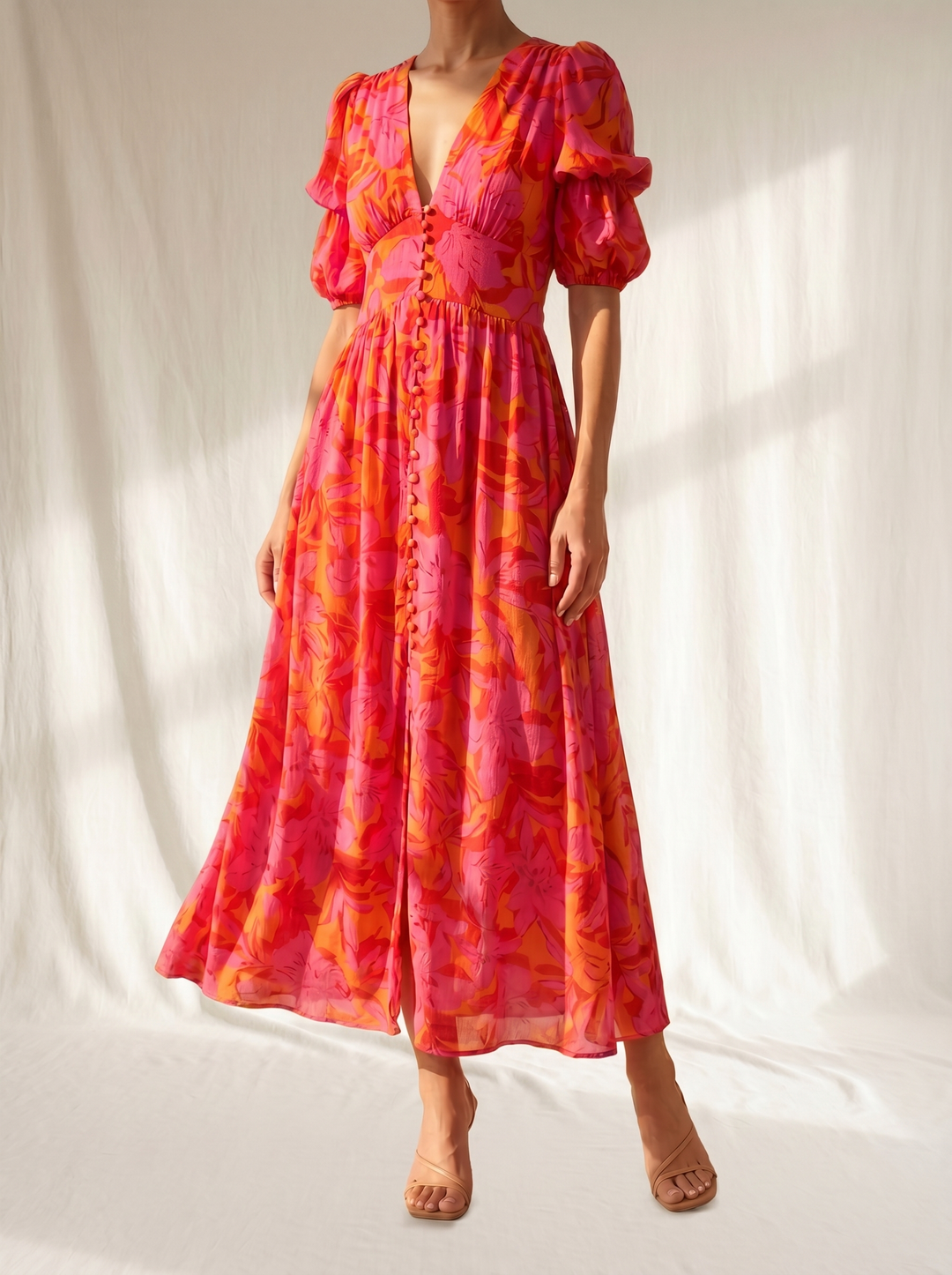 Casa Marbella™ | Vestido Maxi Armonía con Brillo Solar