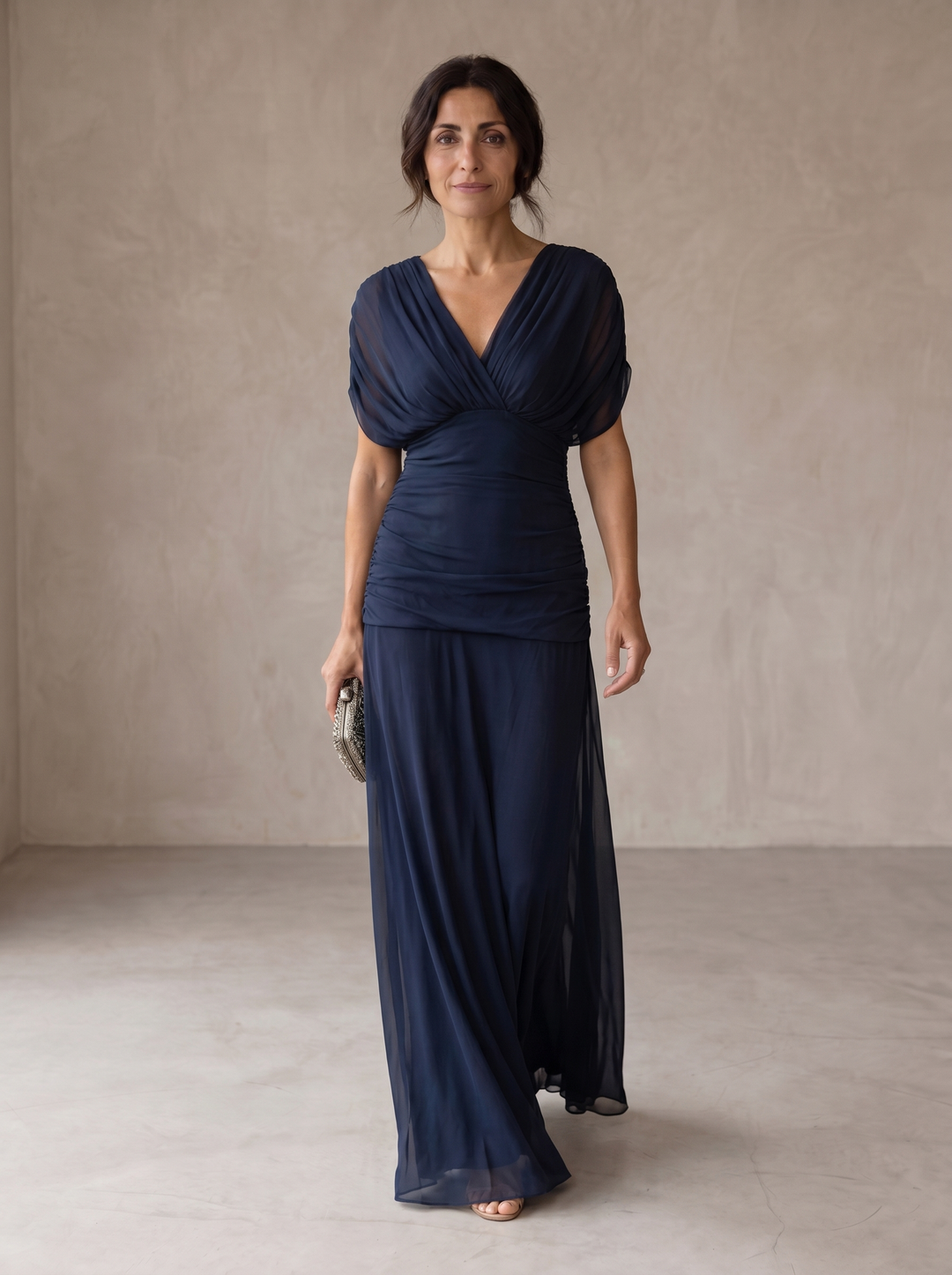 Casa Marbella™ | Vestido Avery Azul Elegante