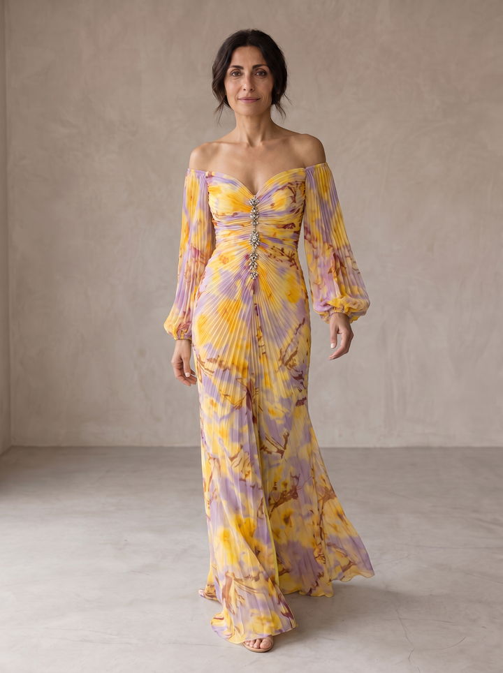Casa Marbella™ | Vestido Maxi Maili Elegante