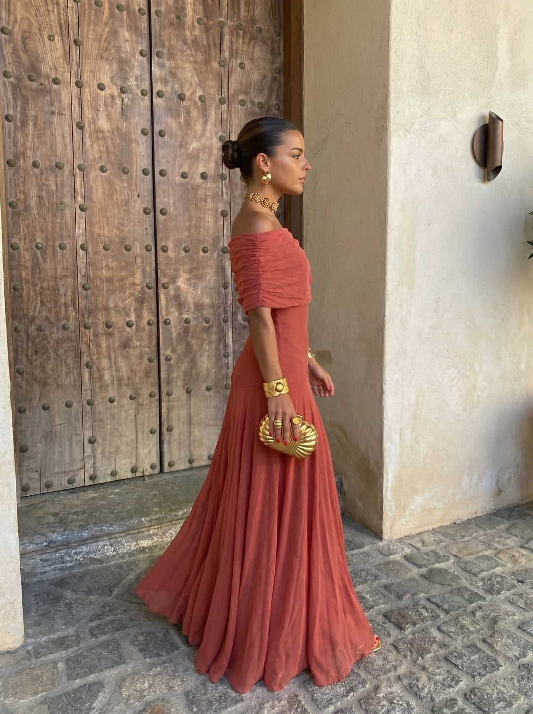 Casa Marbella™ | Robe Elegante Simba en Tul de Seda
